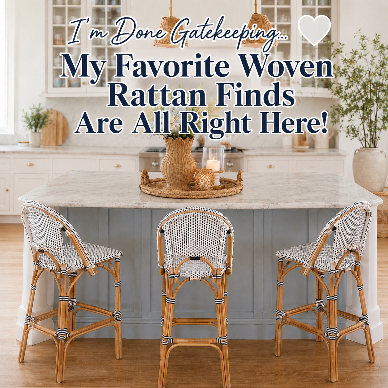 Comment SHOP for links!

I’m finally sharing ALL of my favorite woven rattan finds in one place! If you’ve been dreaming of that light, airy coastal home with French-inspired charm, this carousel is full of the pieces that instantly elevate every space—from the kitchen and living room to the bedroom and patio. These timeless woven accents make your home feel warm, collected, and effortlessly beautiful all year long.

✨ Save this post for your next home refresh, and tell me which room is your favorite! Everything is linked in my LTK. 🤍

#LTKHome #CoastalDecor #WovenRattan #FrenchCountryStyle #HomeInspiration

#LTKHome #LTKSaleAlert #LTKSeasonal