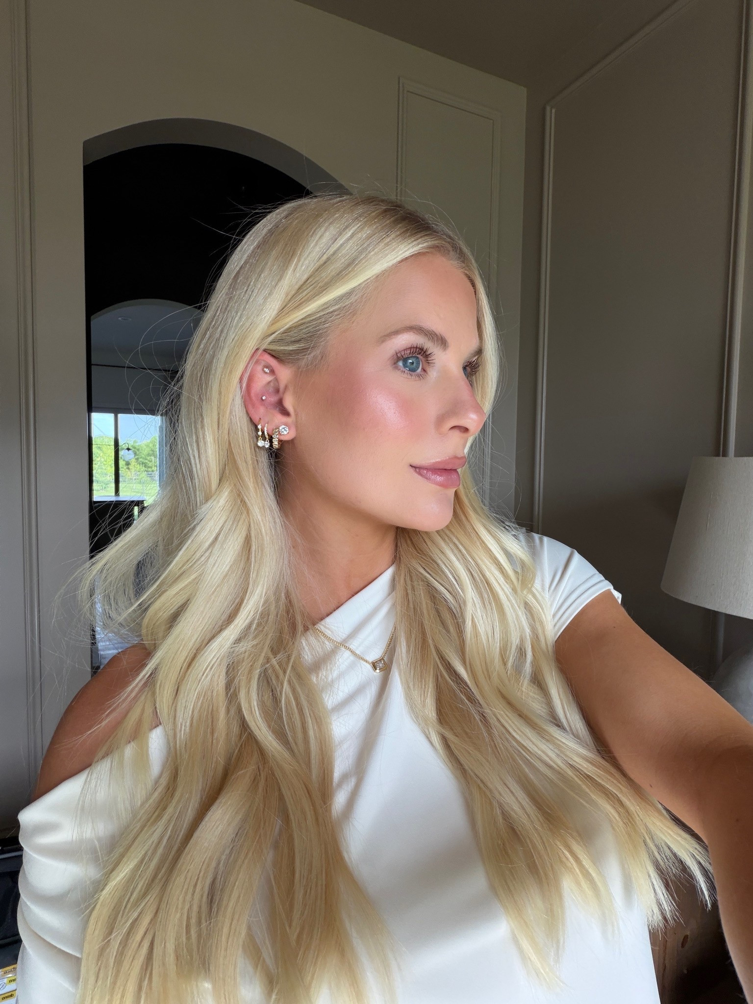 Code KATHLEEN20 for jewelry, medium in top, lip liner is twist, gloss is aura flare! #kathleenpost

Earring stack, lip combo, spring makeup, jewelry stack