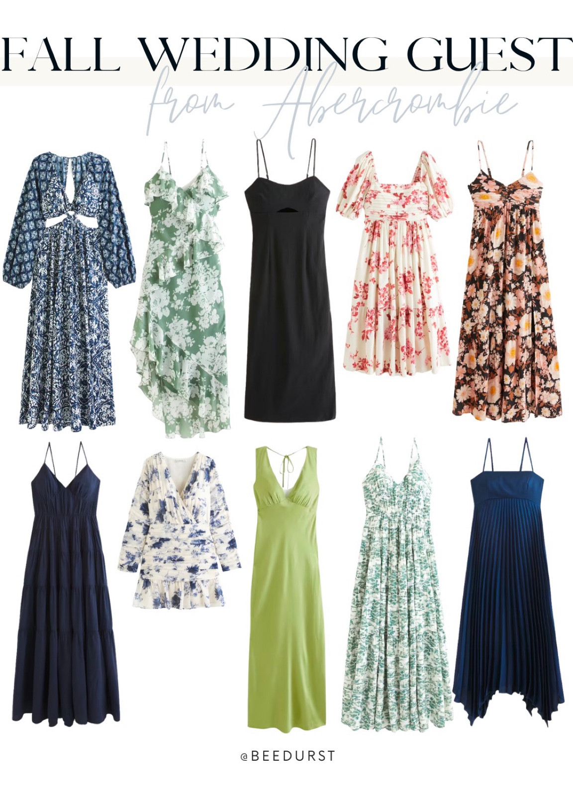 Fall wedding guest dresses from Abercrombie, fall dresses, fall outfits, Abercrombie wedding guest dress, maxi dress, midi dress, black dress

#LTKstyletip #LTKwedding #LTKshoecrush