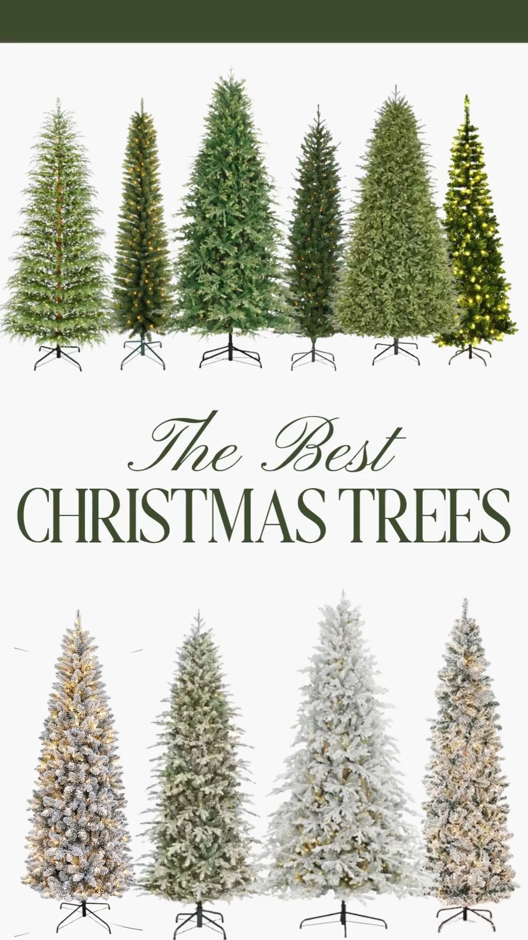 Bring the holiday magic home 🎄✨ Whether you love a lush full tree, a space-saving slim profile, or the timeless look of a flocked or memory-branch Christmas tree, I’ve linked all my favorites so you can find your perfect fit. These trees are realistic, easy to shape, and look stunning with everything from classic white lights to coastal blue ornaments. Available in multiple heights and styles — from 6’ to 9’ — so you can create that Nancy Meyers-meets-Ralph Lauren holiday moment at home.

Shop my best-selling trees here and make decorating effortless this season. 🎁🌟

#ChristmasDecor #CoastalChristmas #HolidayHome #FlockedTree #SlimTree #FullTree #MemoryBranchTree #ClassicCoastal #BlueAndWhiteChristmas #CozyHome #ChristmasTreeInspo #ShopTheLook 

  

#LTKHoliday #LTKHome #LTKHoliday #LTKSeasonal