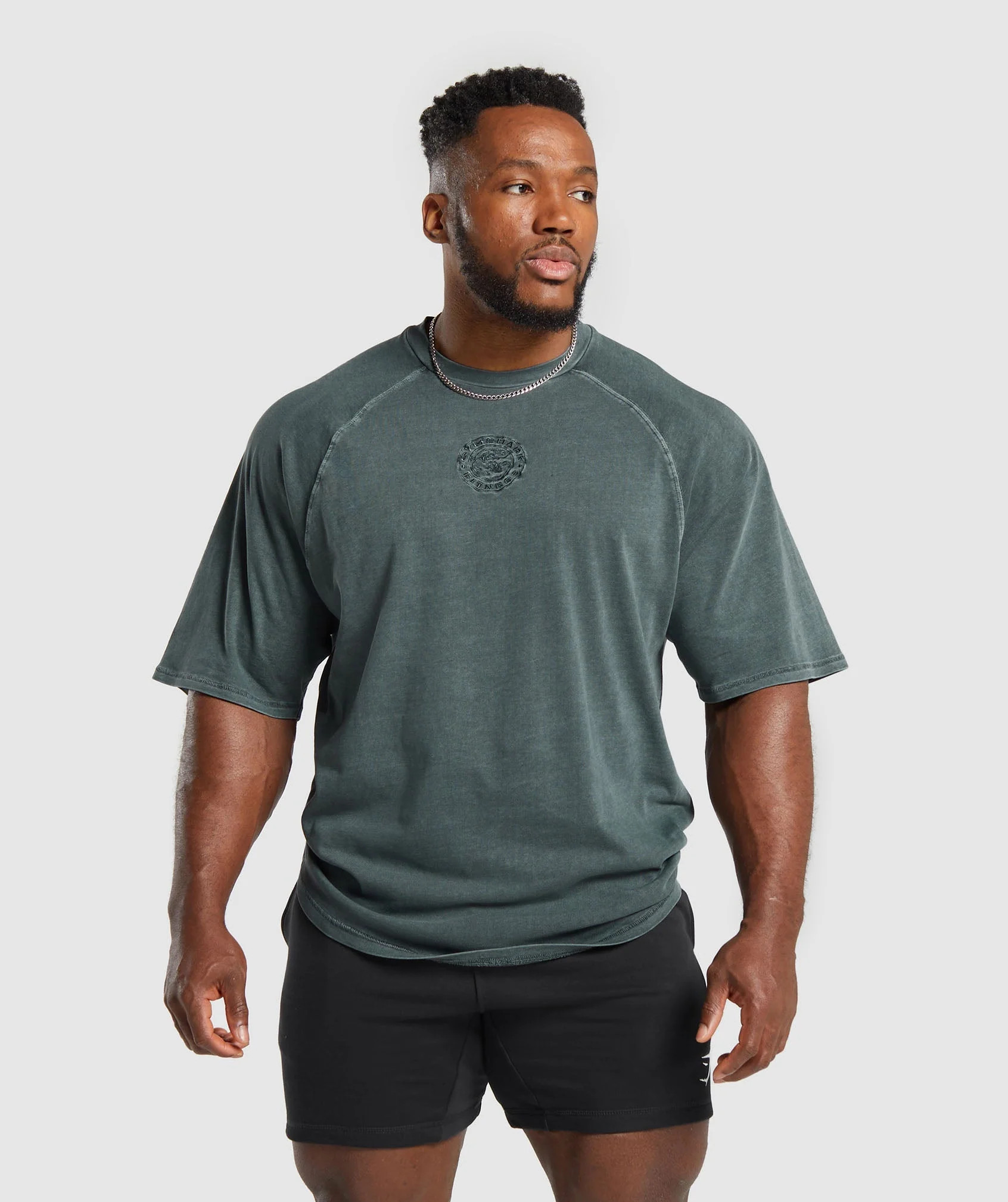 Gymshark Premium Legacy T-Shirt - Cargo Teal | Gymshark CA