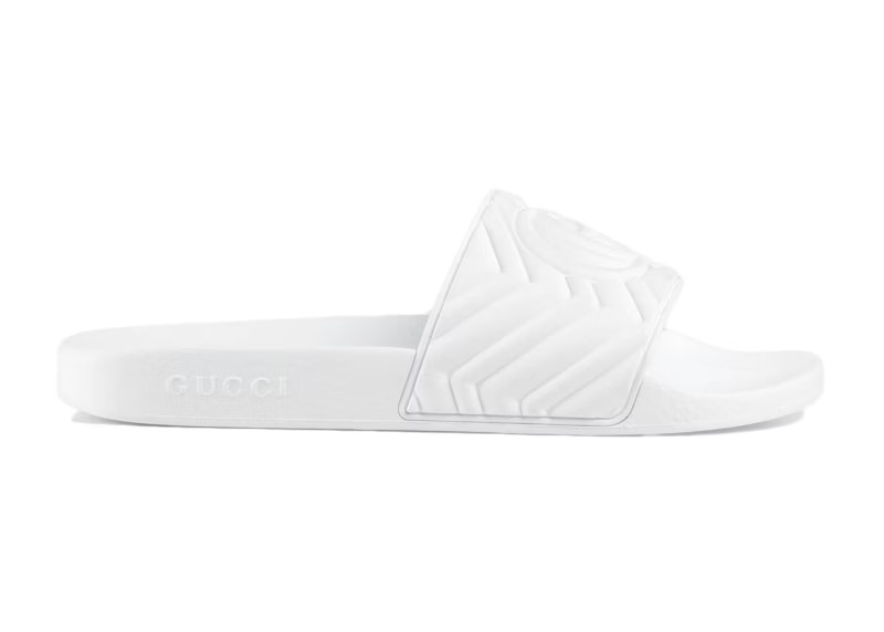 Gucci Matelasse Slide White | StockX