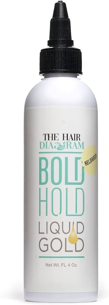 The Hair Diagram - Bold Hold Liquid Gold Reloaded - Glueless Lace Gel - Temporary Hold For Wigs a... | Amazon (US)