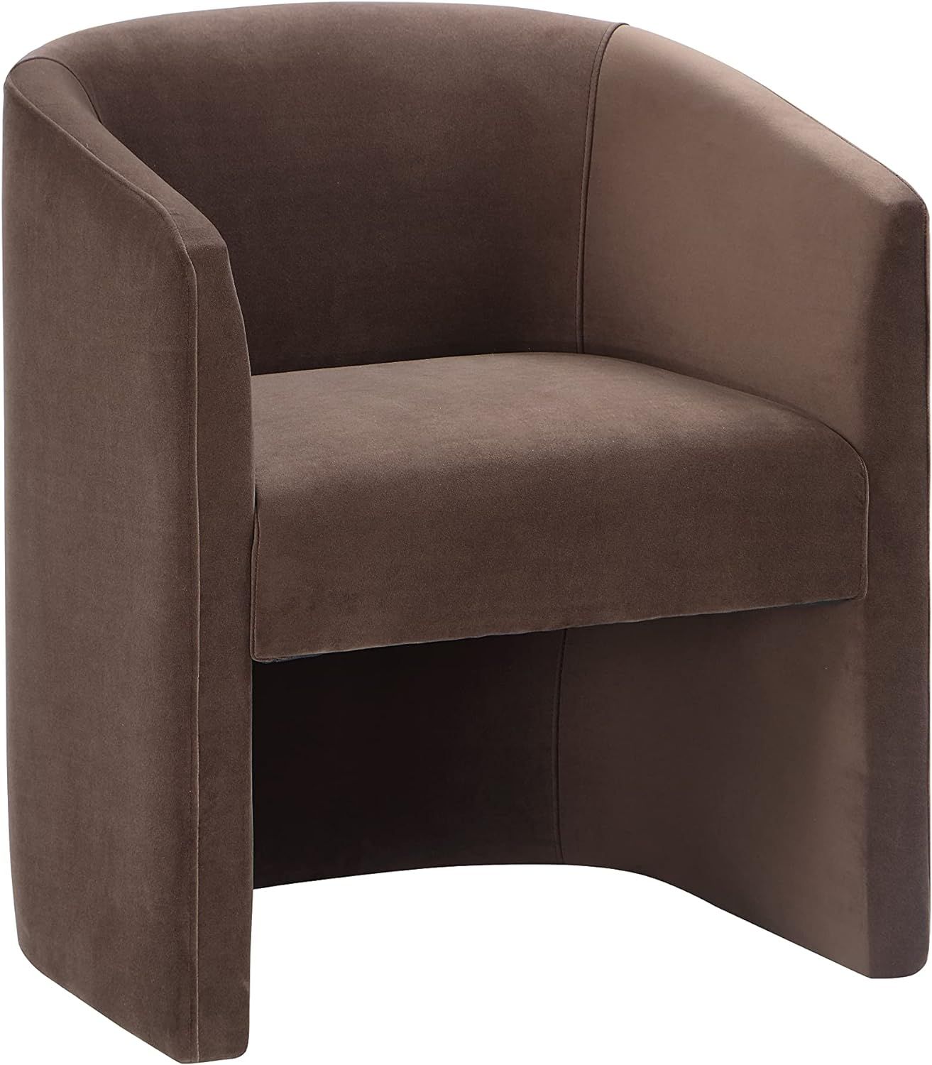 Steve Silver Furniture Iris Modern Accent Arm Chair with Plush Pillowtop Seating, Brown Coco Velv... | Amazon (US)