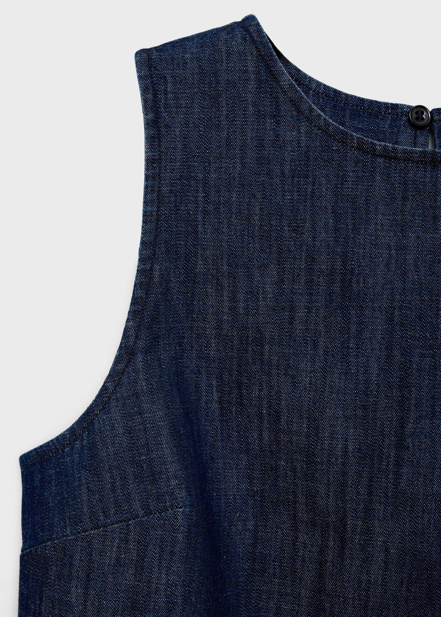 Rinse-wash denim crop top - Women | MANGO USA | Mango (US/MX/AU)