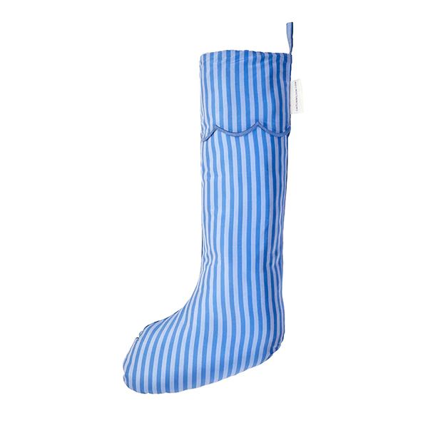 Bluebelle Stripe Scallop Stocking | Caitlin Wilson Design