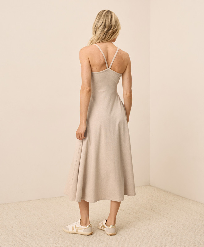 Women’s Fit & Flare Midi Dress made with Organic Cotton | Pact | Pact Apparel