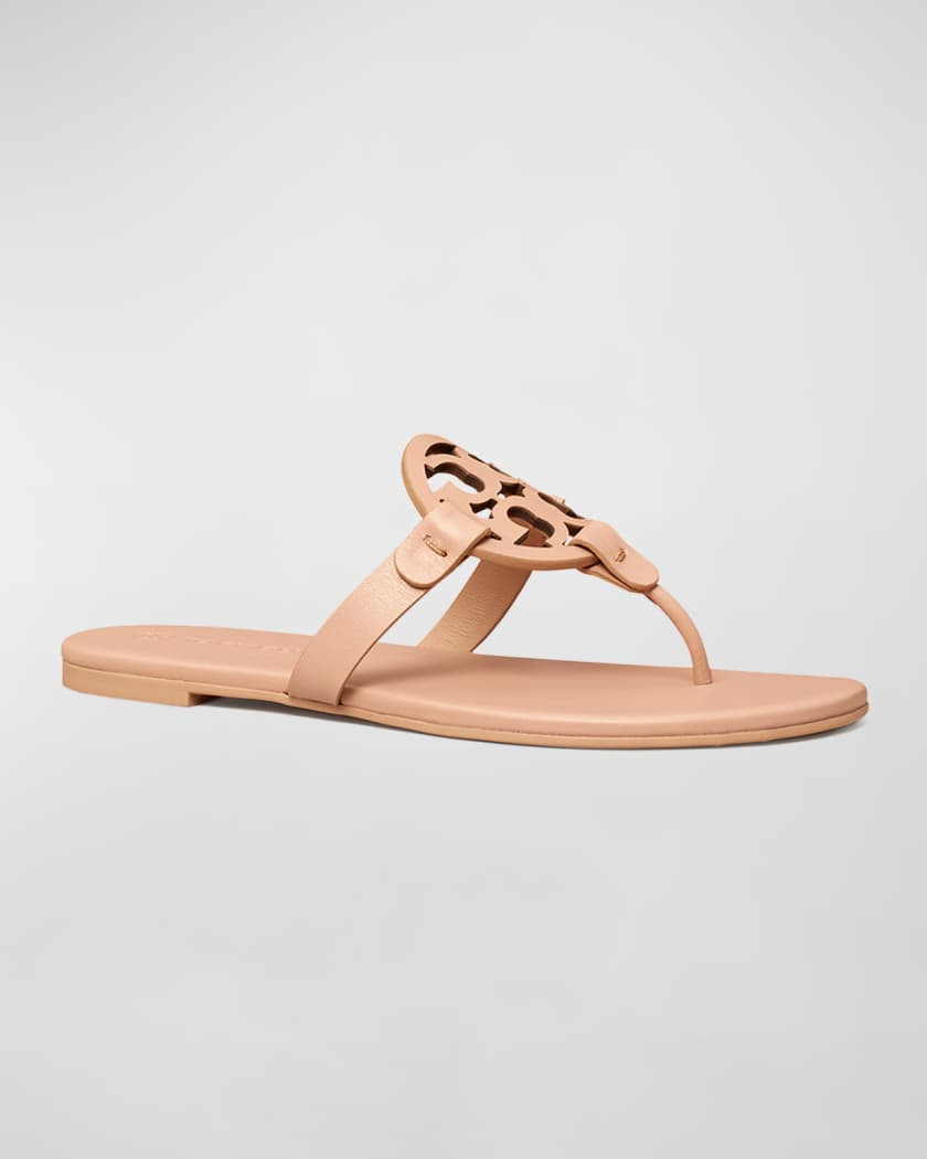 Tory Burch Miller Soft Leather Sandals | Neiman Marcus