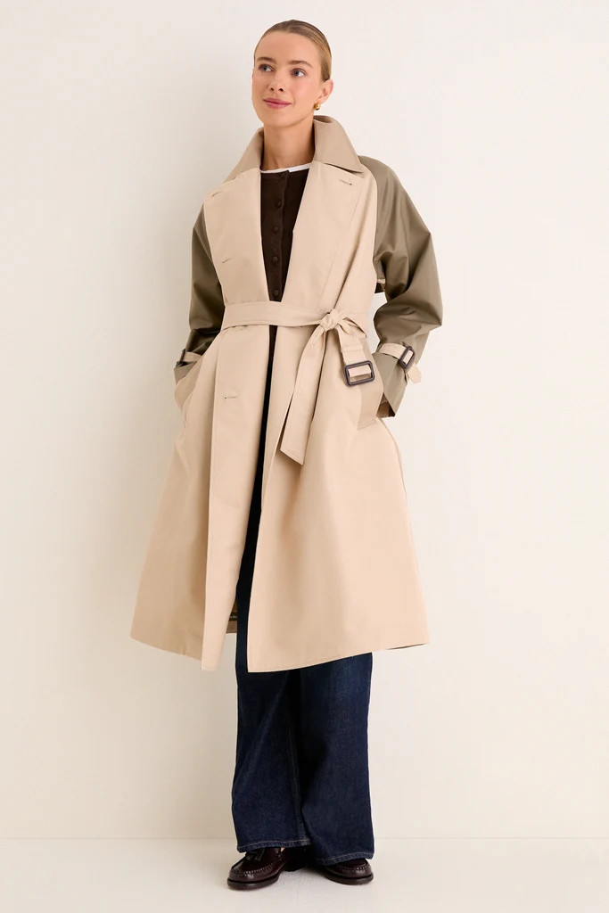 Beige Canasta Raincoat | Tuckernuck (US)