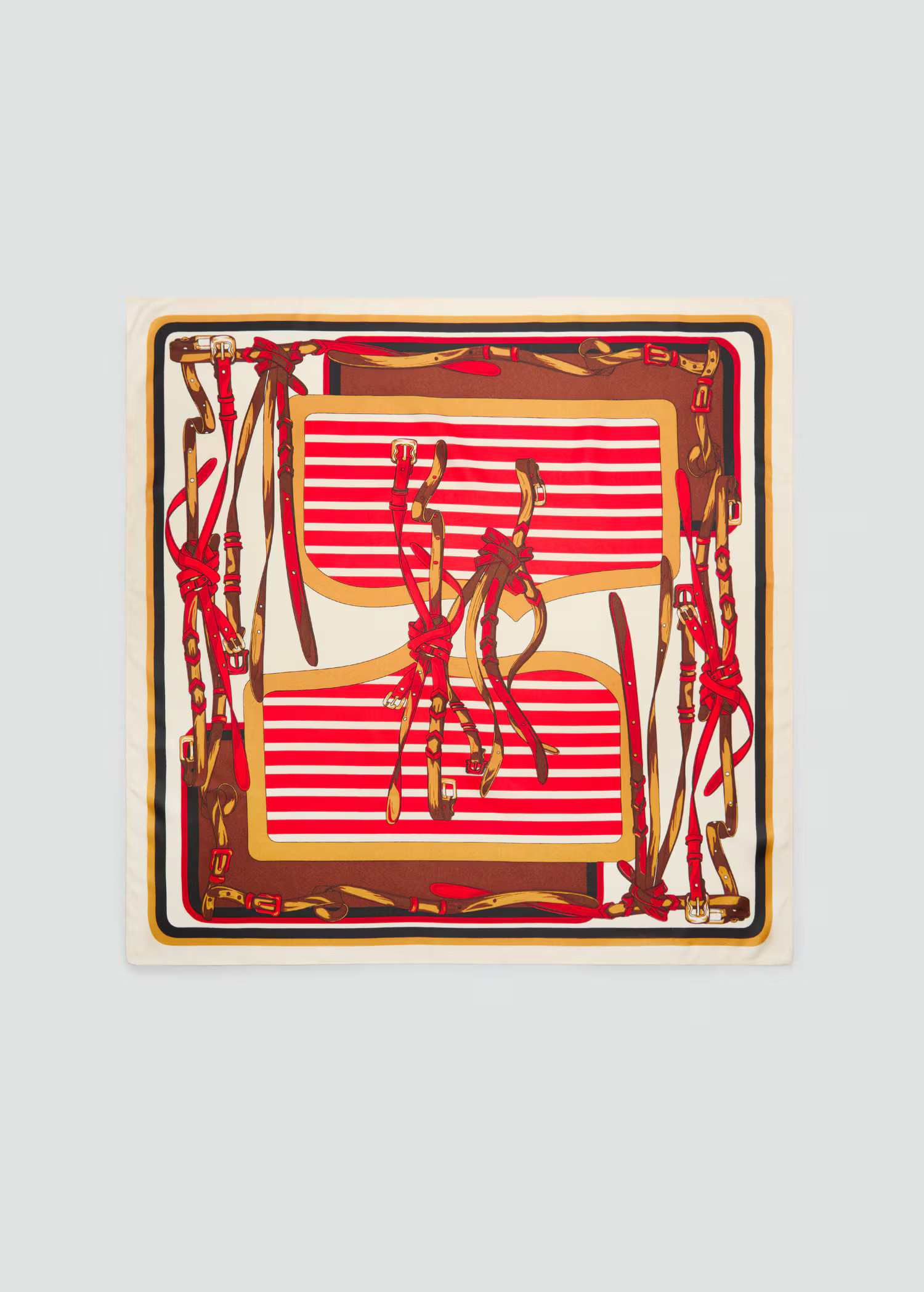 Printed satin scarf - Women | MANGO USA | Mango (US/MX/AU)