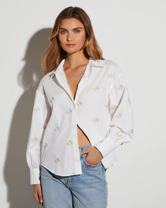 Kellie Long Sleeve Button Down Top | VICI