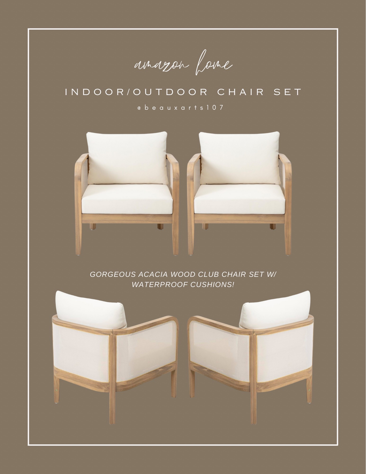 Shop these gorgeous designer look outdoor club chairs set for under $500!

#LTKStyleTip #LTKHome #LTKSaleAlert