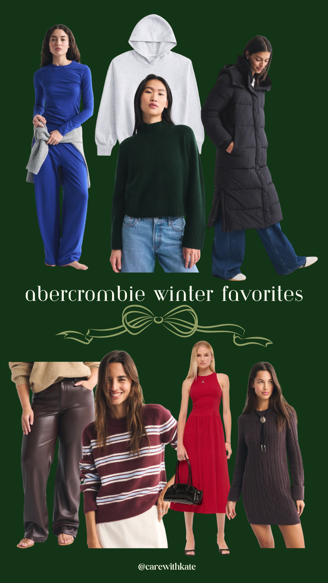 So many good winter favorites at Abercrombie! Their lounge sets are always so good!  

 #LTKwinter #LTKdresses #LTKstyletip