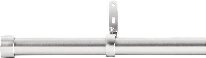 Umbra Cappa, 1-1/4” Adjustable Curtain Rod for Windows – 72 to 144” Drapery Rod, Nickel | Amazon (US)