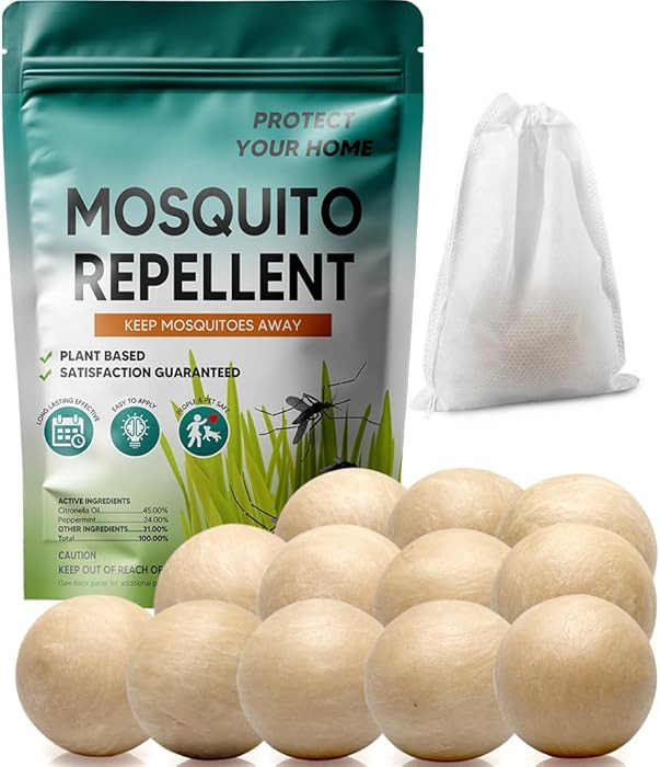 AJOQFKTD Mosquito Repellent Outdoor Patio, Mosquito Repellent Balls, Mosquito Repellent for Room,... | Amazon (US)