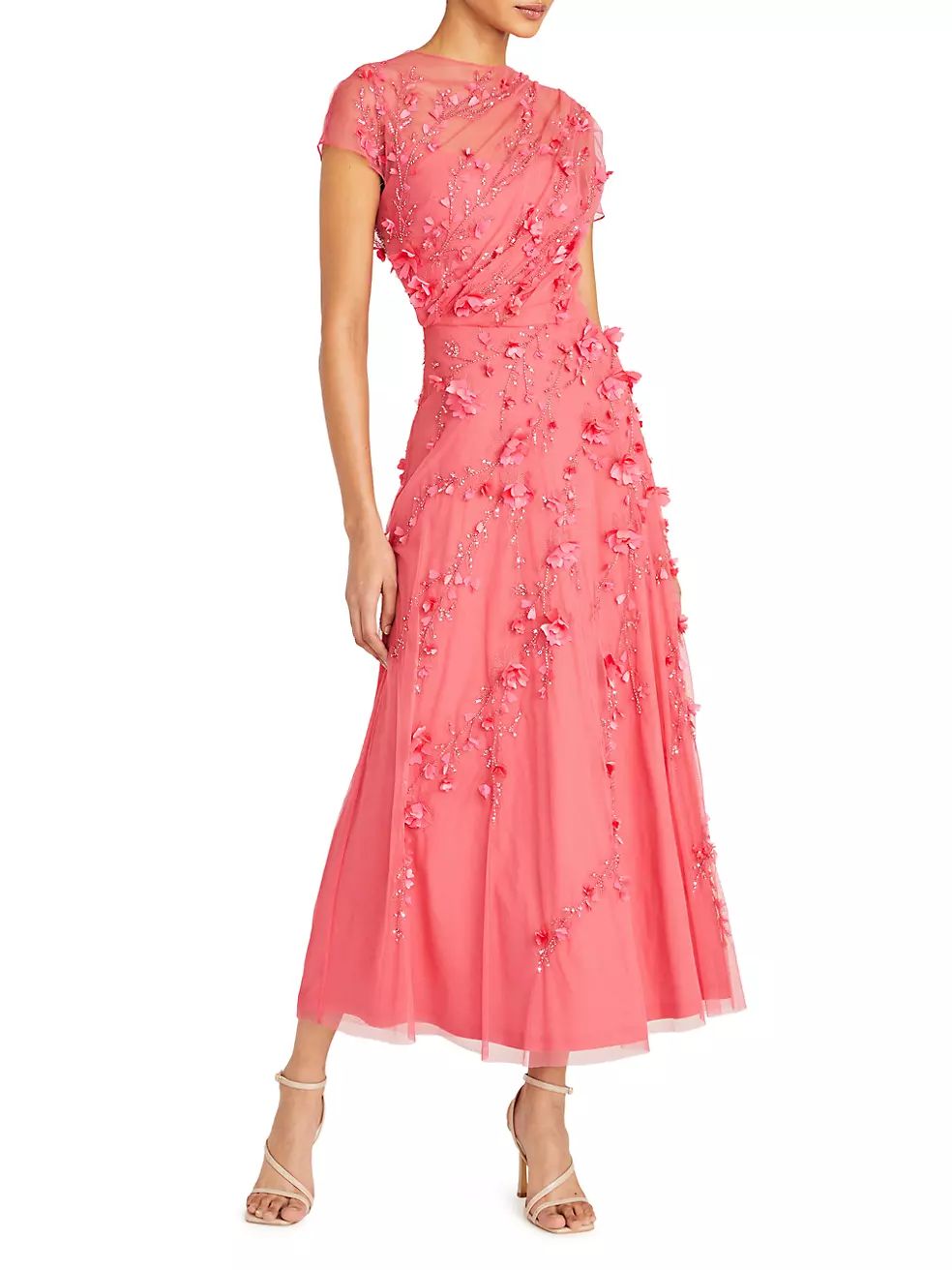 Leona Sequin-Embellished Midi-Dress | Saks Fifth Avenue