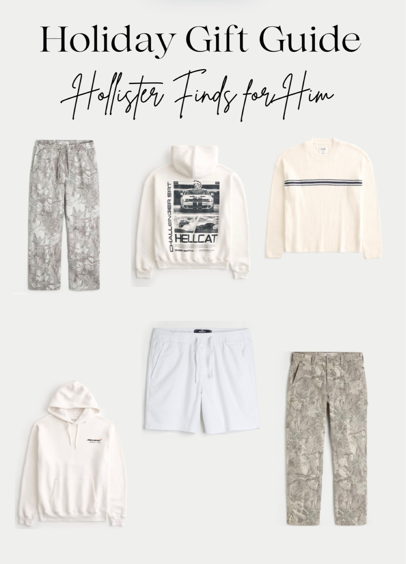 Holiday Gift Guide - HOLLISTER Finds For HIM! 🎄❤️

#LTKCyberWeek #LTKGiftGuide #LTKHoliday