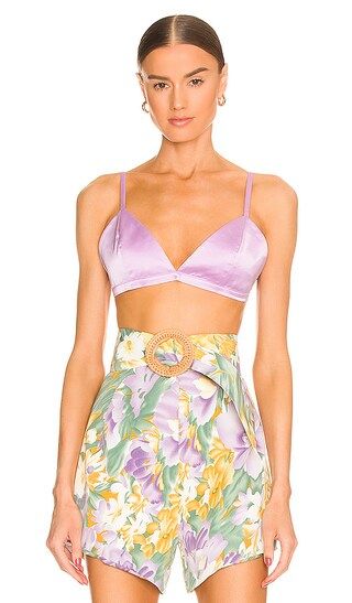 Capri Triangle Bralette in Lavender | Revolve Clothing (Global)