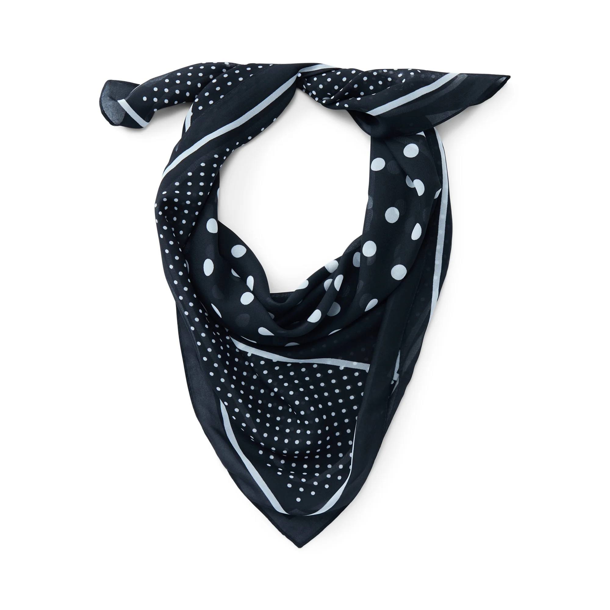 Time and Tru Women's Geometric Polka Dot Scarf for Adults | Walmart (US)