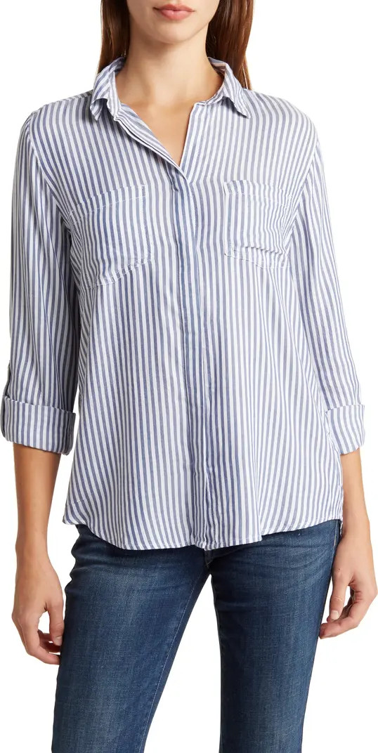 Victoria Two Pocket Split Back Shirt | Nordstrom Rack