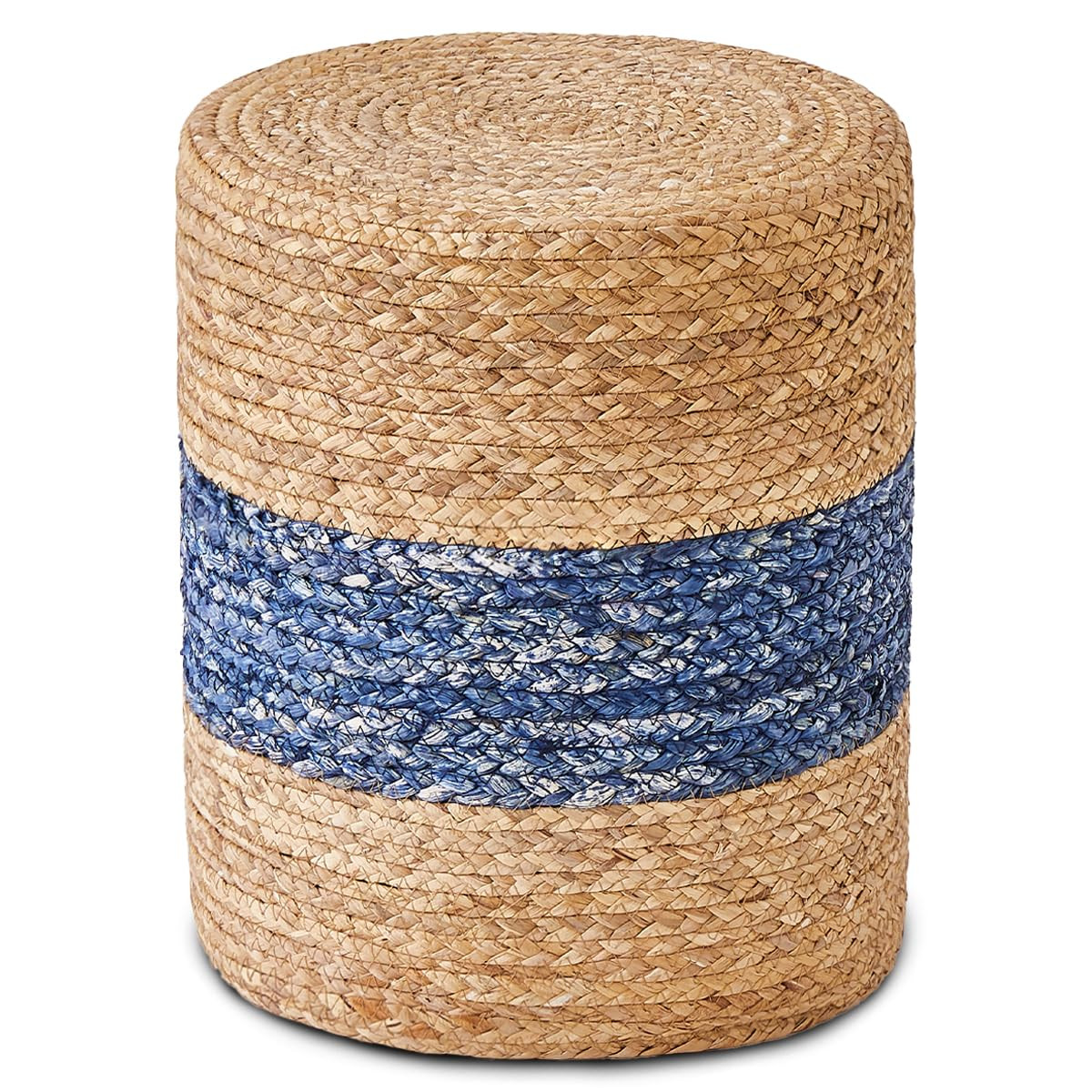 Wimarsbon Ottoman Foot Rest Stool Round Natural Seagrass Foot Stool Hand-Woven Boho Pouf Ottomans... | Amazon (US)