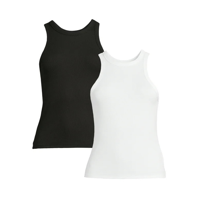 No Boundaries Juniors High Neck Tank Top - Walmart.com | Walmart (US)