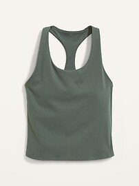 PowerSoft Cropped Shelf-Bra Tank Top for Women | Old Navy (US)