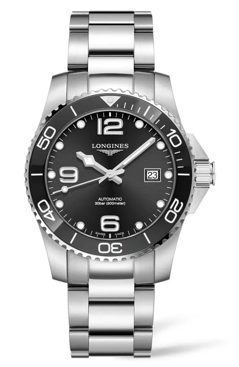 Longines HydroConquest Automatic Bracelet Watch, 41mm | Nordstrom | Nordstrom