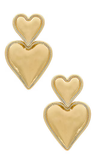 x REVOLVE Cupid Earrings in Gold | Revolve Clothing (Global)