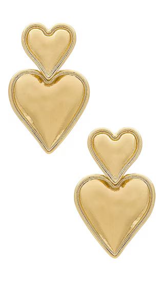 x REVOLVE Cupid Earrings in Gold | Revolve Clothing (Global)