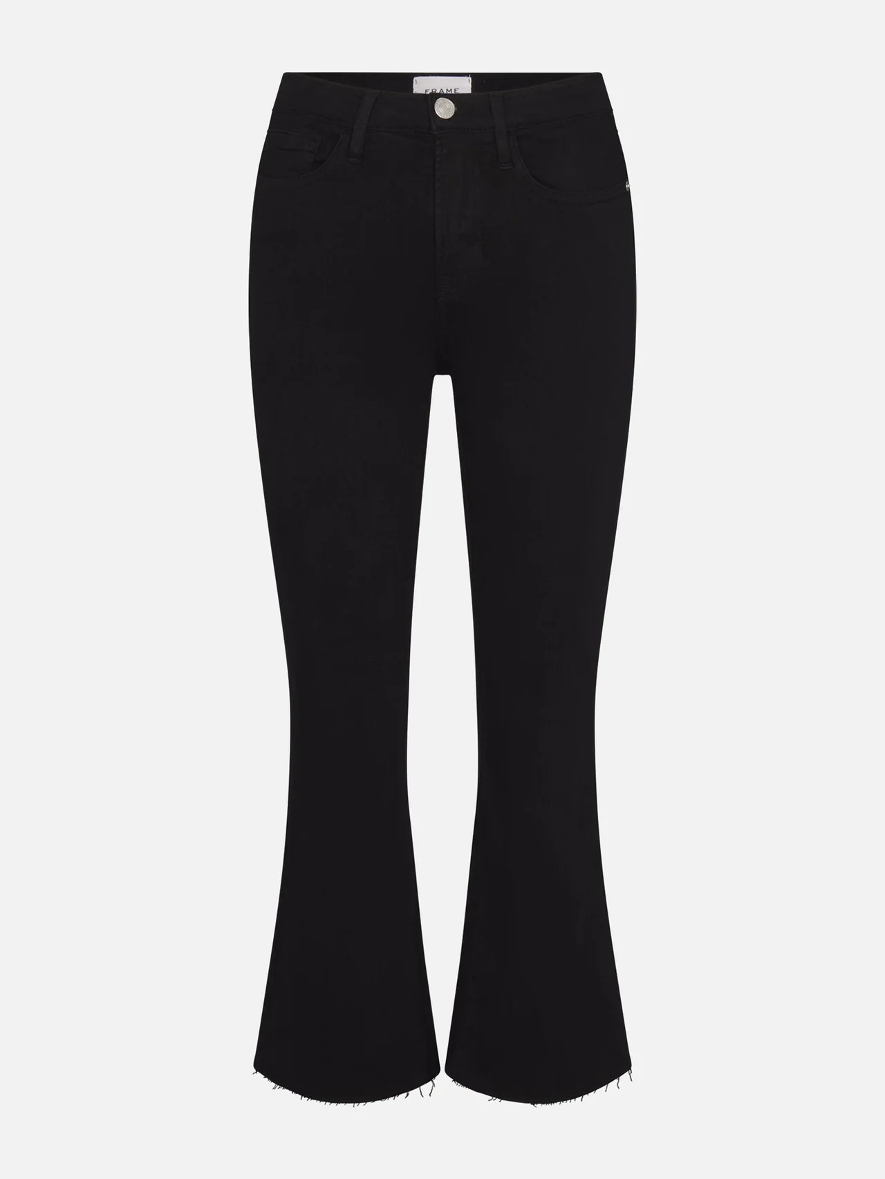 LE CROP MINI BOOT NOIR RAW AFTER | Frame Denim