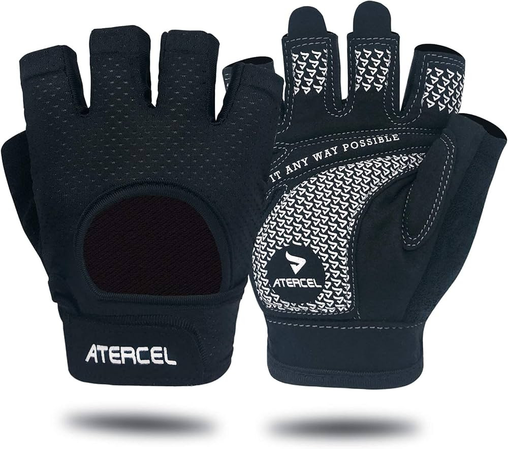 ATERCEL Weight Lifting Gloves Full Palm Protection, Workout Gloves for Gym, Cycling, Exercise, Br... | Amazon (US)
