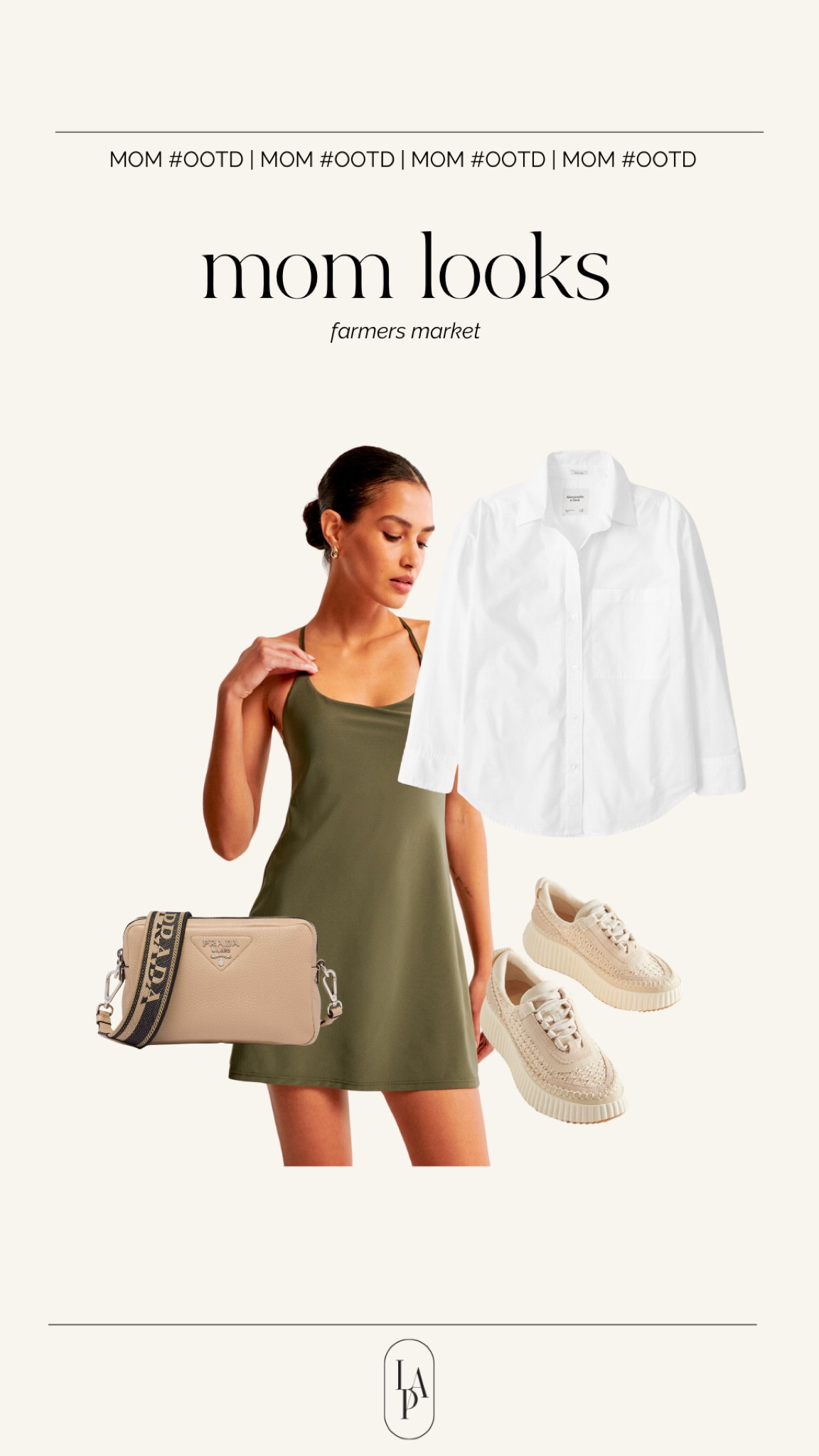 Farmers market or athleisure outfit idea 