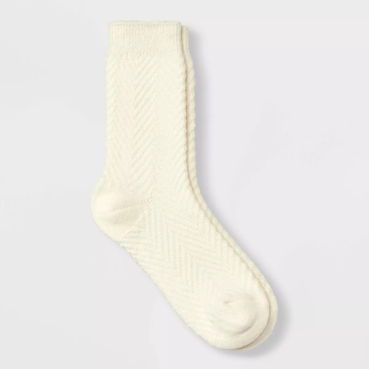 Women's Chevron Textured Supersoft Crew Boot Socks - Universal Thread™ 4-10 | Target