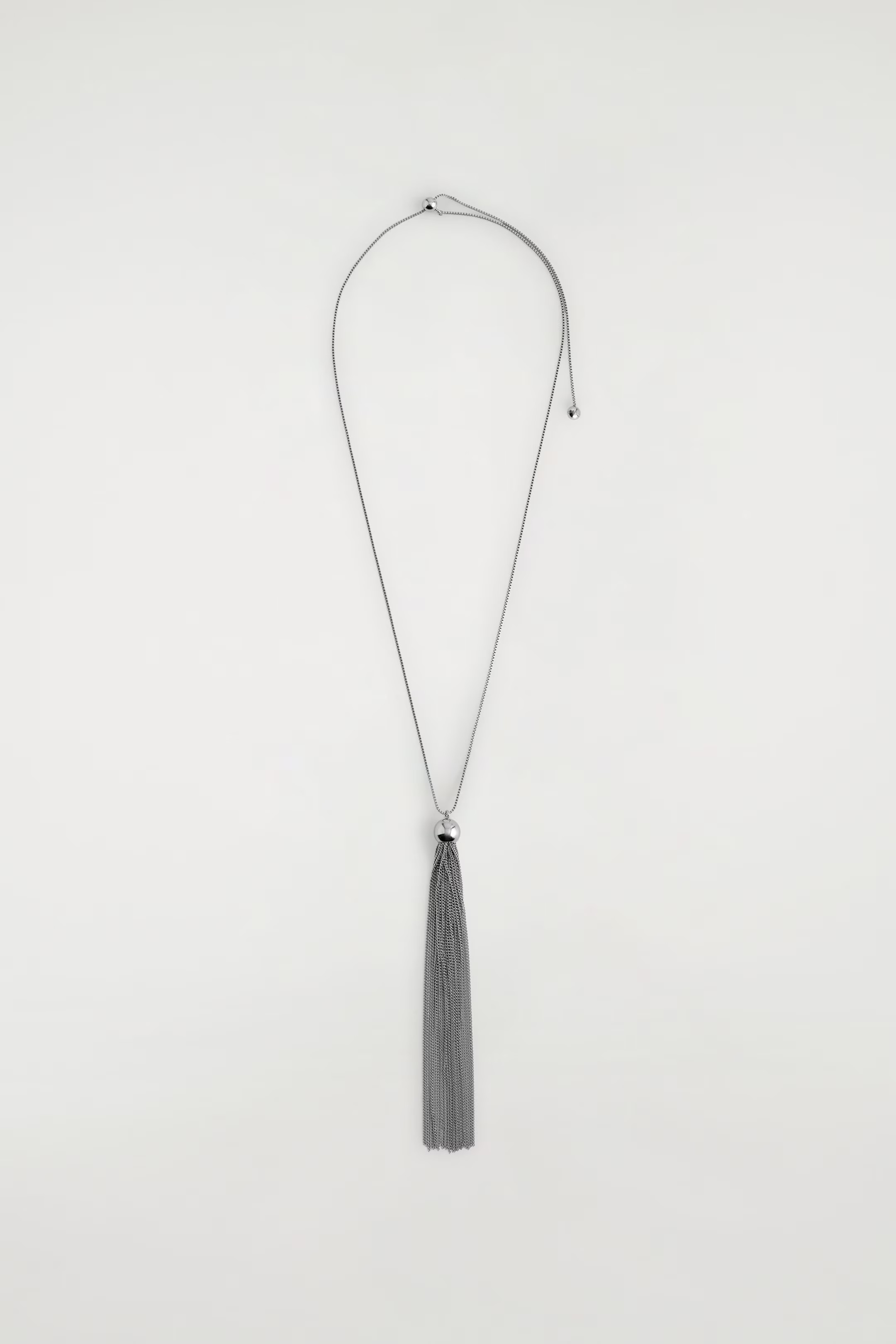 TASSELLED PENDANT NECKLACE - SILVER | COS GB | COS UK