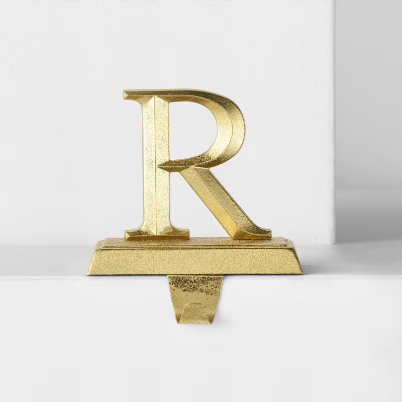 Monogram Christmas Stocking Holder Gold - Wondershop™ | Target