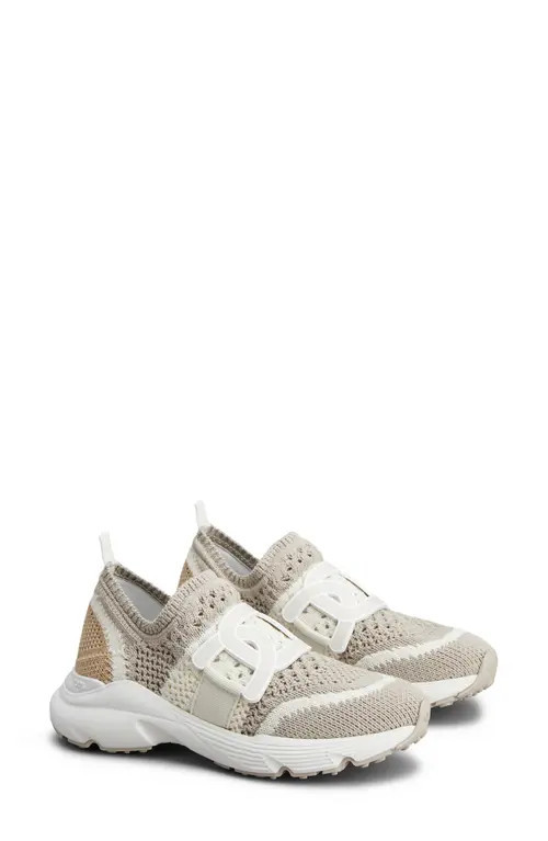 Tod's Sport Run Slip-On Sneaker in Light Beige at Nordstrom, Size 9Us | Nordstrom