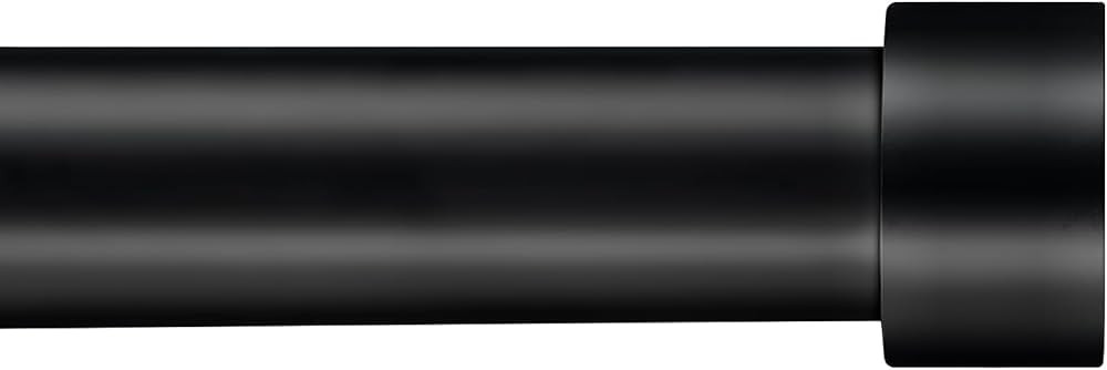 Black Curtain Rods, Curtain Rods for Windows 120 to 240, Heavy Duty 1 Inch Curtain Rod, Outdoor D... | Amazon (US)