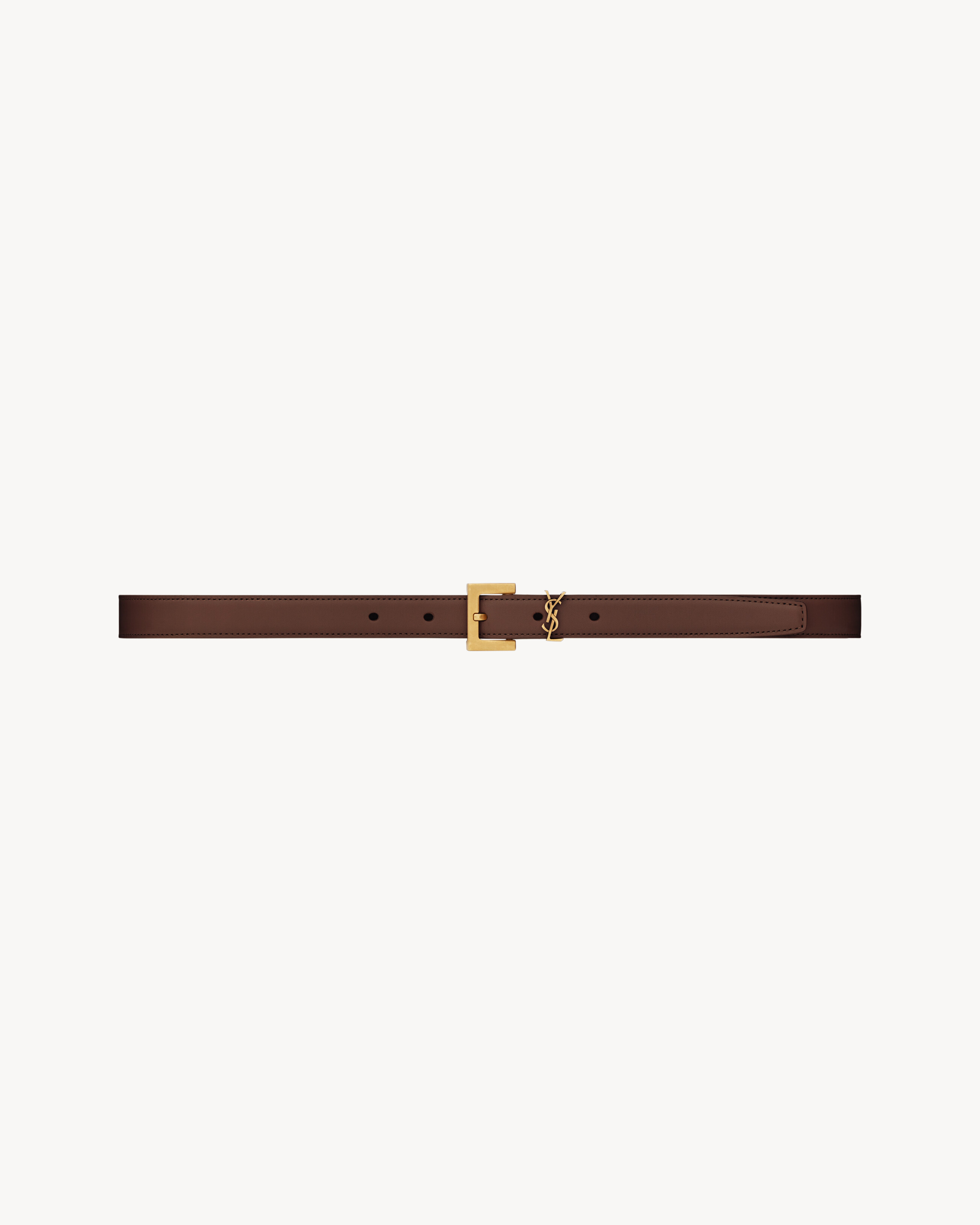 cassandre thin belt in smooth leather | Saint Laurent Inc. (Global)