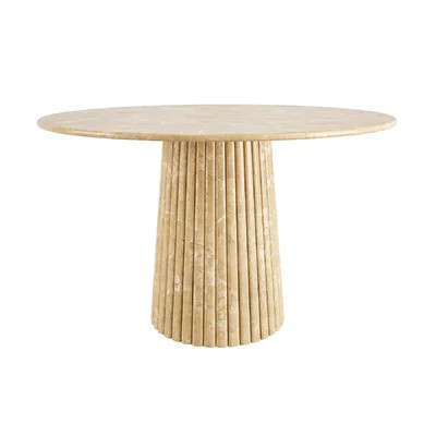 Enzo 48" Pedestal Dining Table | Wayfair North America