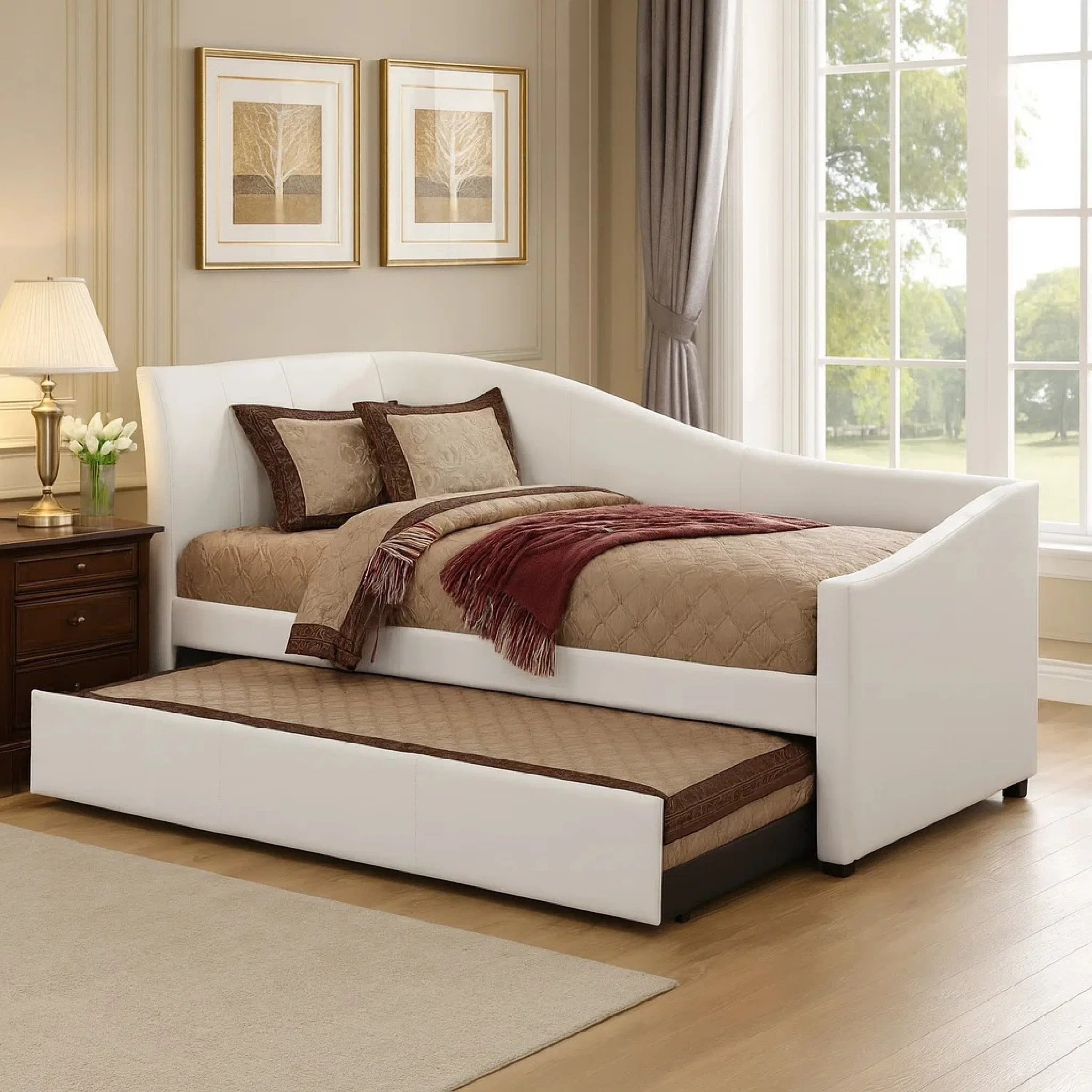 Kasandra Twin Daybed with Trundle | Wayfair North America