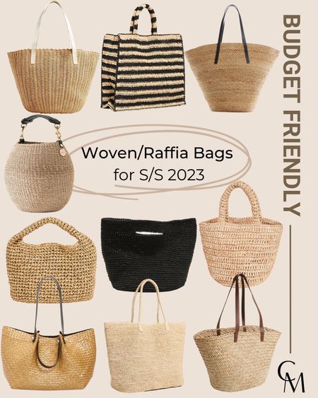 Woven bags for summer. Raffia summer totes. 

Summer style, vacation style, swim. 

#LTKSeasonal #LTKunder100 #LTKitbag