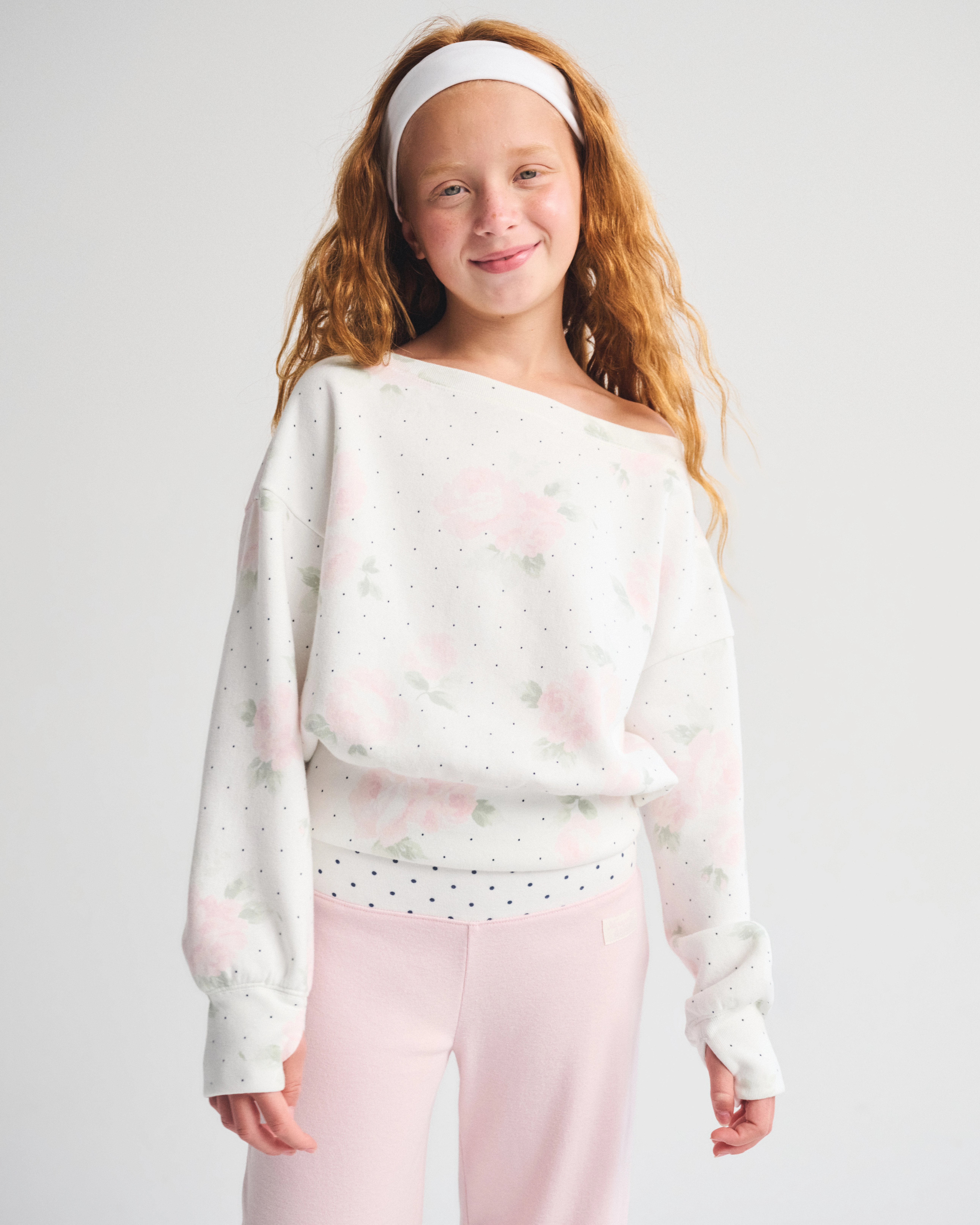 off-the-shoulder sweatshirt | Abercrombie & Fitch (US)