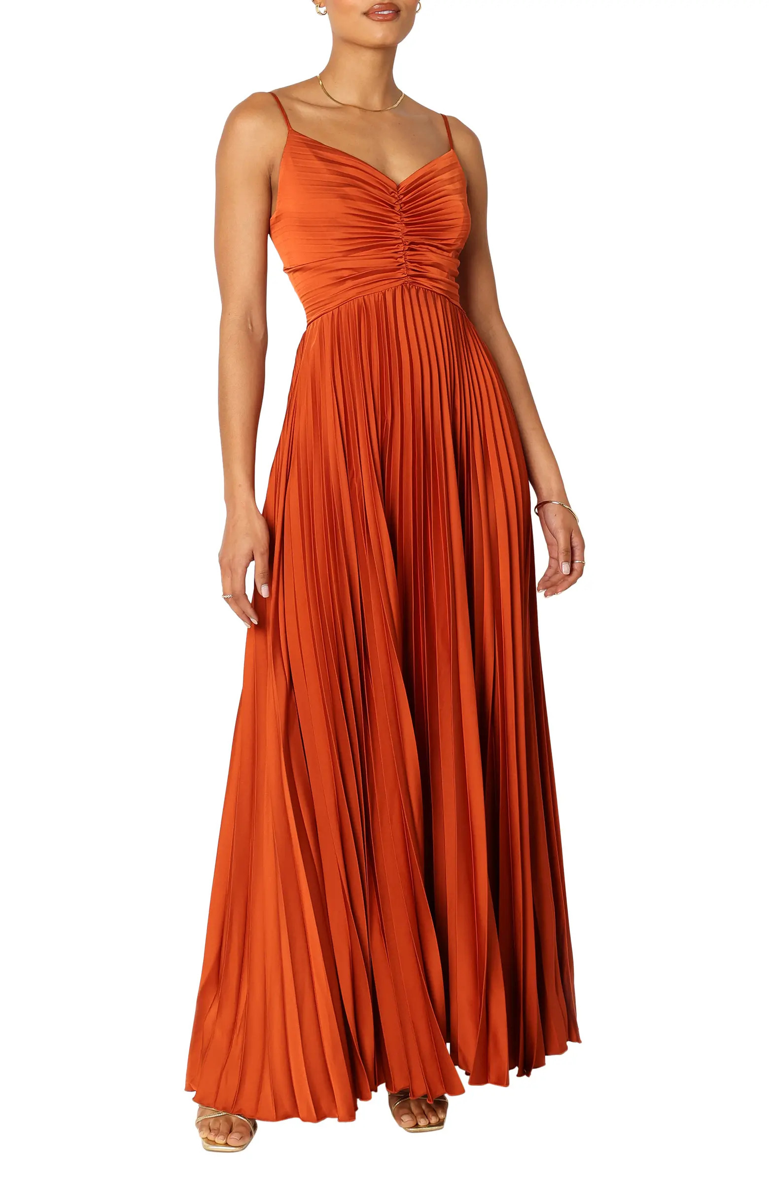 Naira Pleated Maxi Dress | Nordstrom