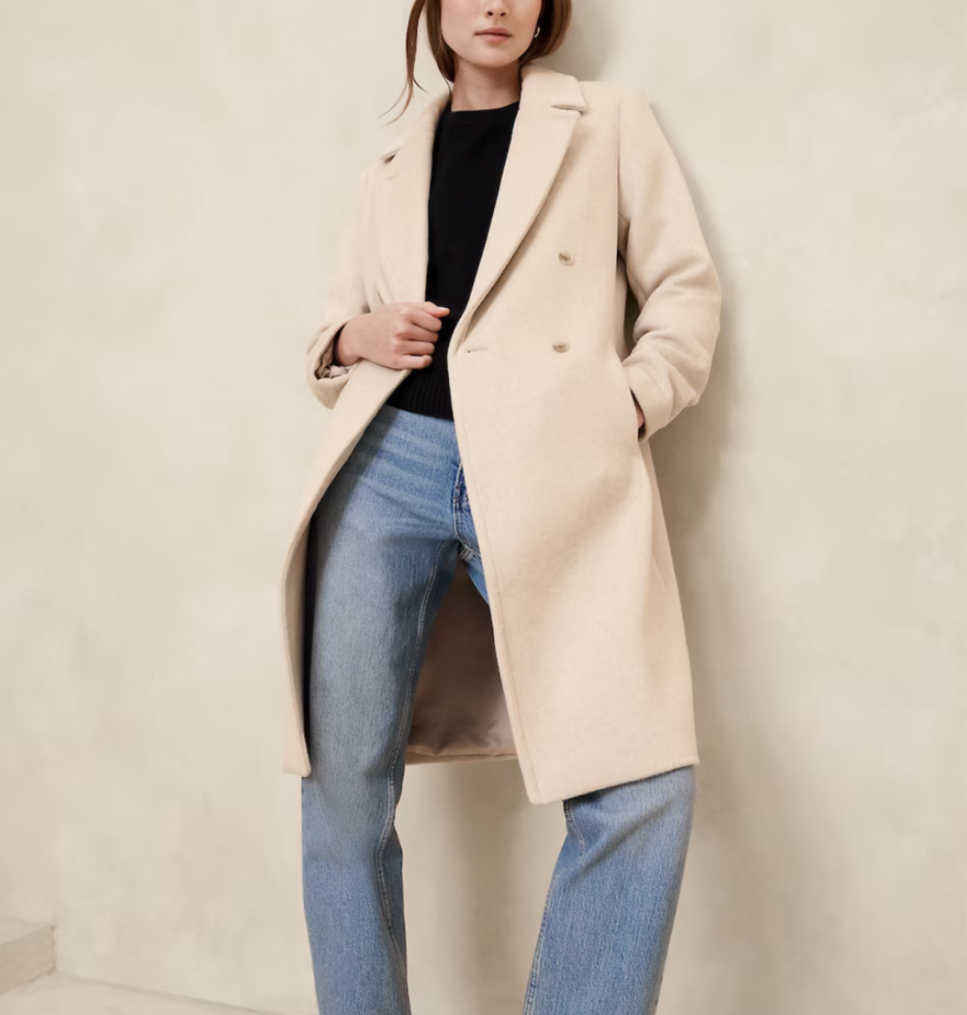 Petite wool blend topcoat on sale for $112 , with the discount applied in cart. Starting in xxs petite. 

Available in black, cream, camel, and a few other colors priced differently  

#LTKSaleAlert #LTKWorkwear #LTKSeasonal