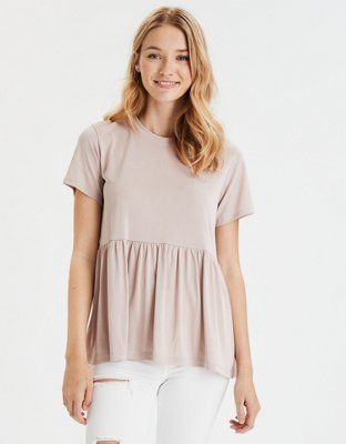 AE Babydoll T-Shirt | American Eagle Outfitters (US & CA)