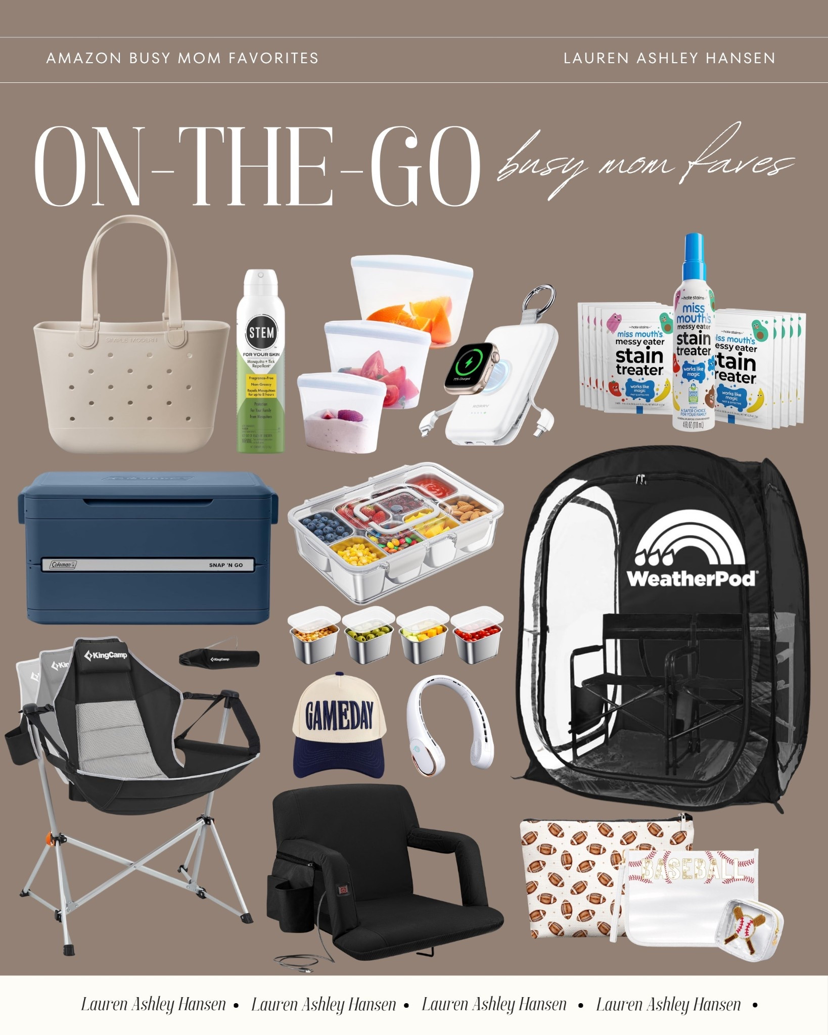 We're in full on sports mode over here, which means I'm on the go always! I've rounded up some favorites that have been my go-tos for running between work, practices, games, and other events this spring!

#LTKdayinmylife #LTKgrwm #LTKmomlife