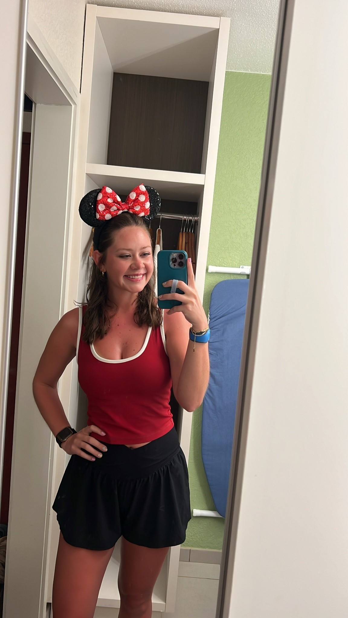 Disney outfit!! @nuuds tank and @Aerie crossover shorts!! Minny ears are from Amazon!

#LTKootd #LTKActive #LTKTravel