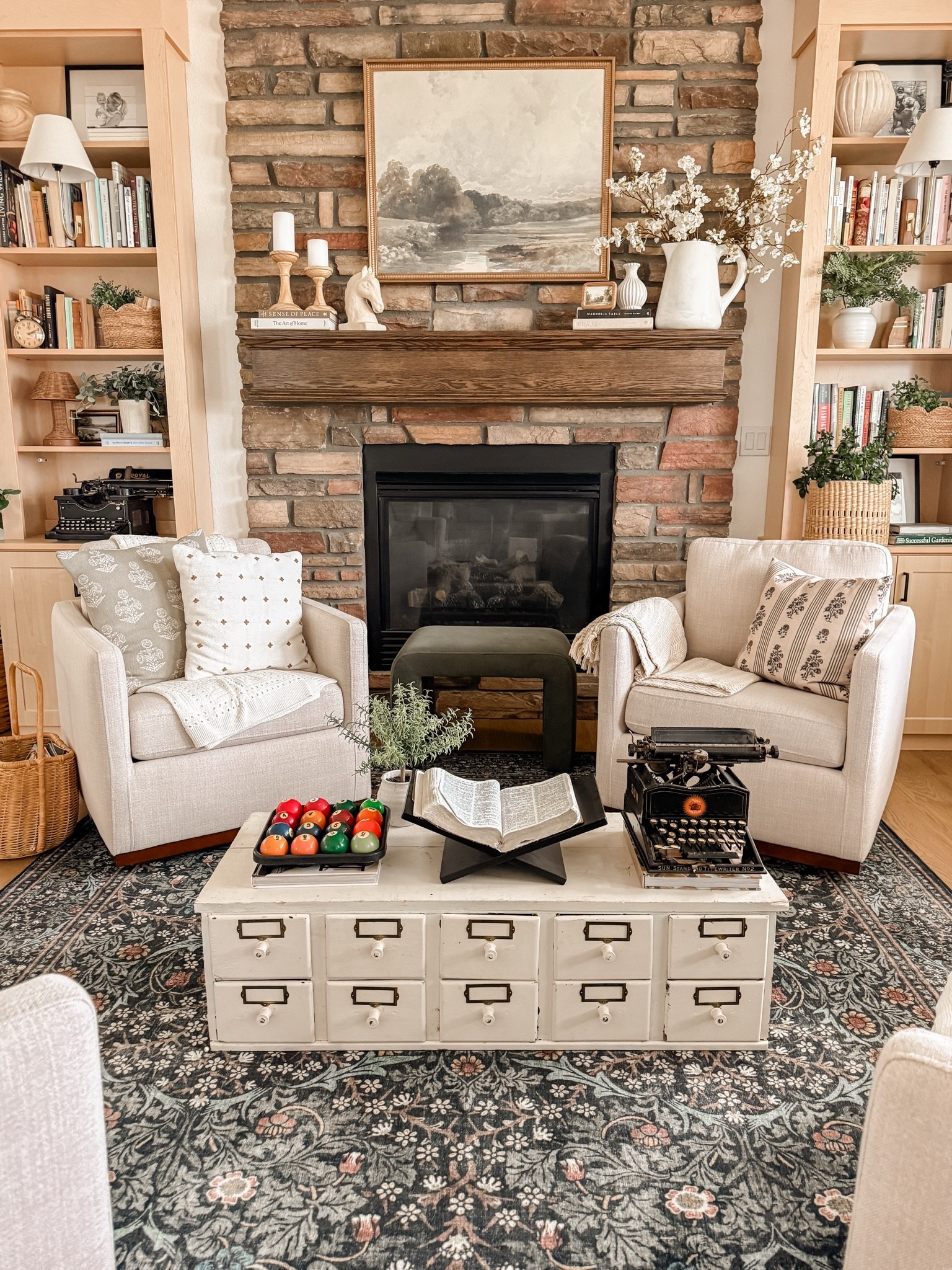 These swivel chairs come in a pack of 2 from wayfair! Love this cozy sitting area.

#LTKSaleAlert #LTKHome