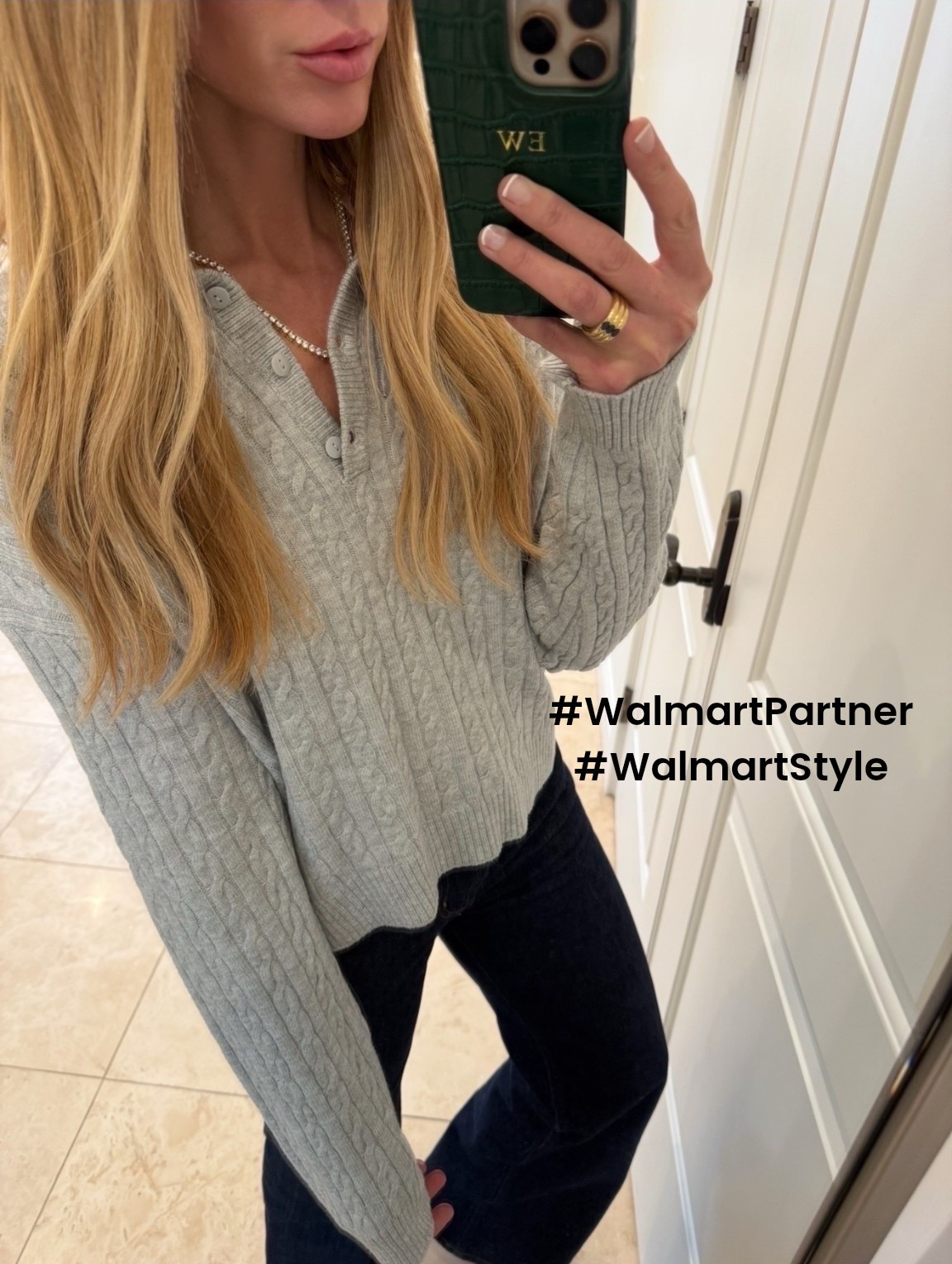 #WalmartPartner The prettiest grey sweater that goes with everything. I found it at Walmart and it feels so luxe!
#WalmartStyle @WalmartStyle